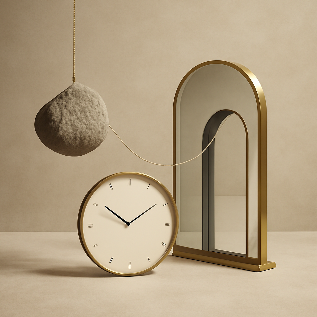Still life of causality, time, identity, and possibility